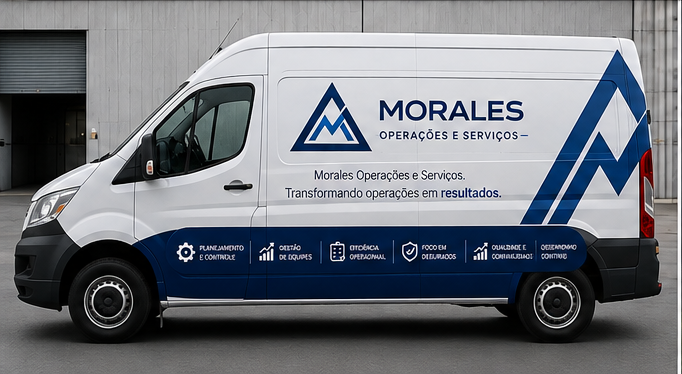 Veículo de atendimento da Morales Operações e Serviços